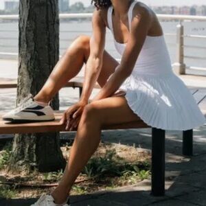 NWT Yogalicious tennis dress - White Pleated